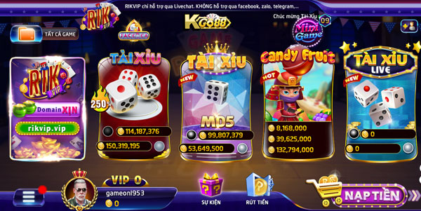 Cổng Game Rikvip