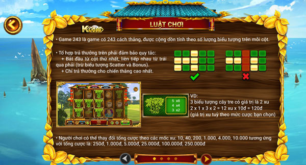 Hướng dẫn luật chơi ăn khế trả vàng - Slot Game 